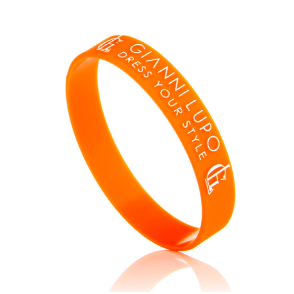 Customized Silicone Wristbands Embossed Printed 12mm*202mm